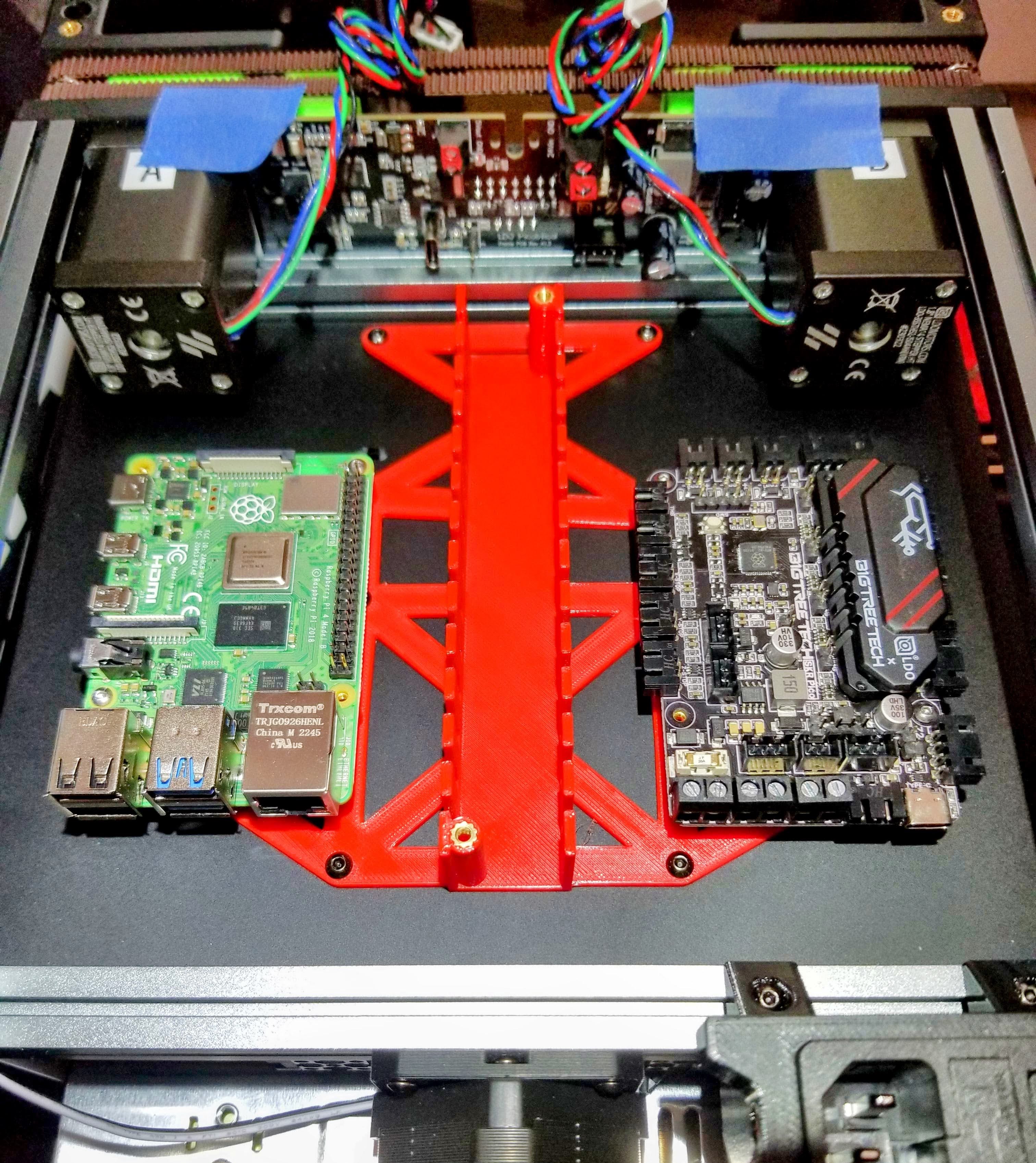 Electronics and Wiring Organizer for Voron V0.2 (Raspberry Pi or BTT Pi ...