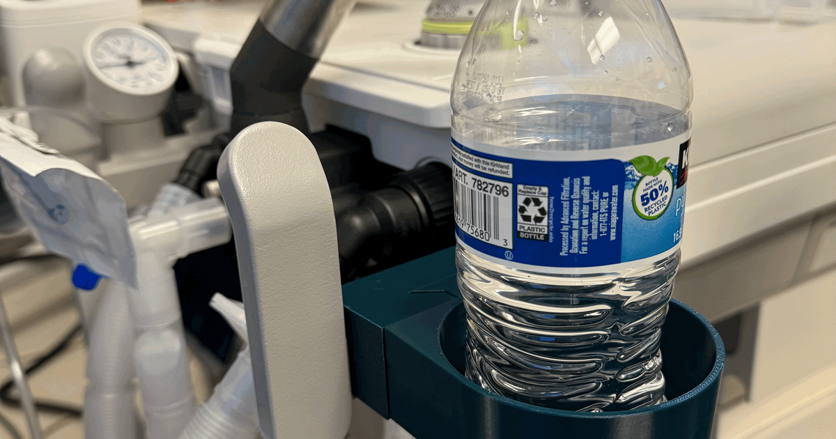 Dräger Anesthesia Machine Cup Holder by Ryan Steed | Download free STL ...