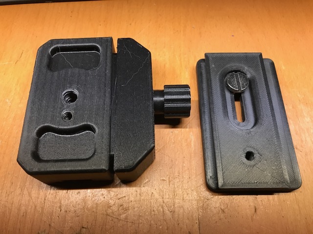 Miniatura 3 do modelo 3D Camera Quick Release Clamp/Tripod mount 