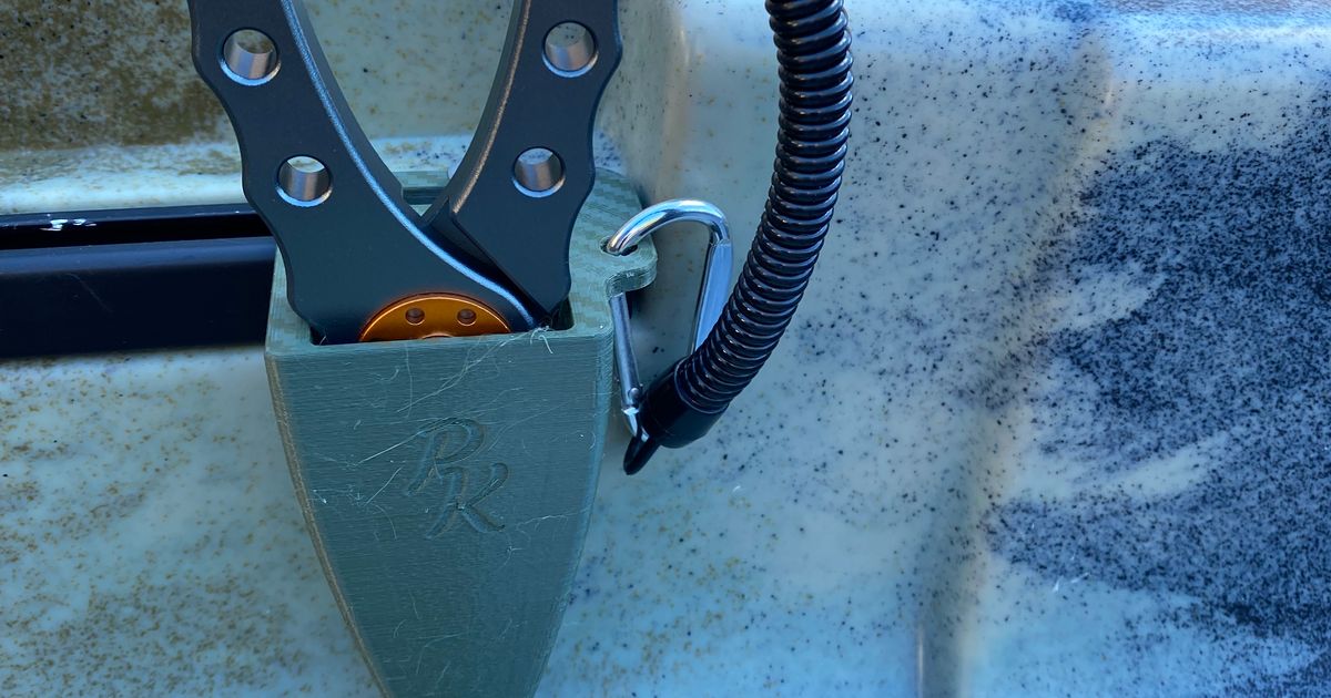 Kayak pliers holder by Fliegenfisch Download free STL model