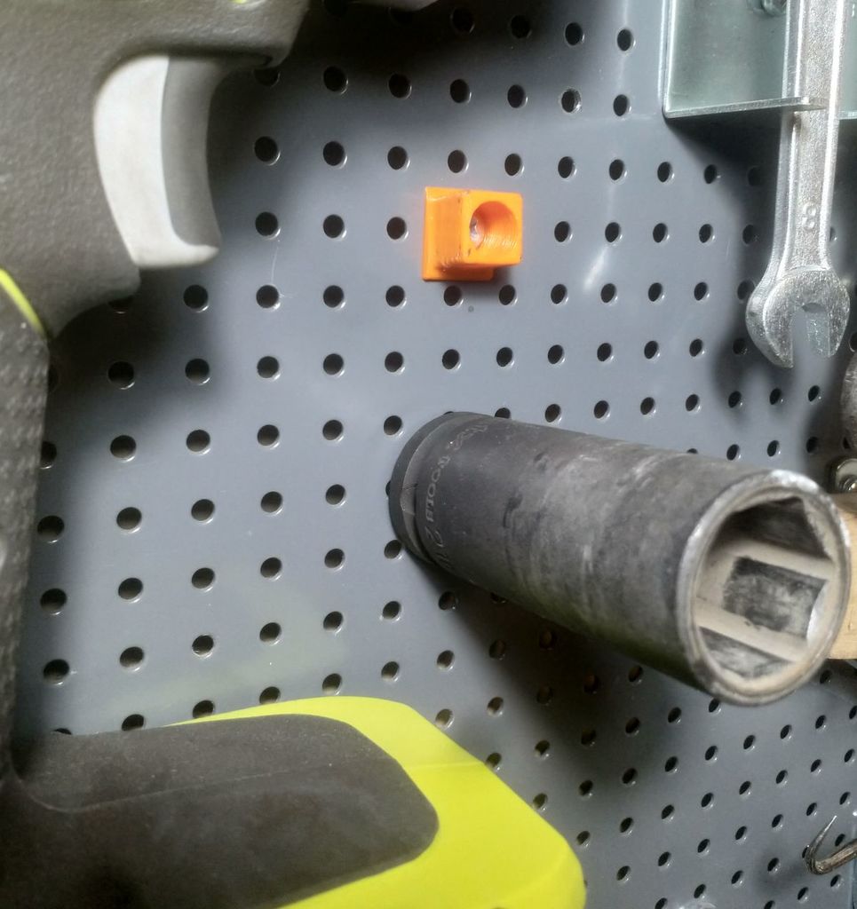 Biltema Pegboard Socket (1/2") Holder