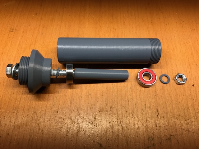 Monoprice Ultimate/Wanhao D6 Filament Spool Holder with Bearings