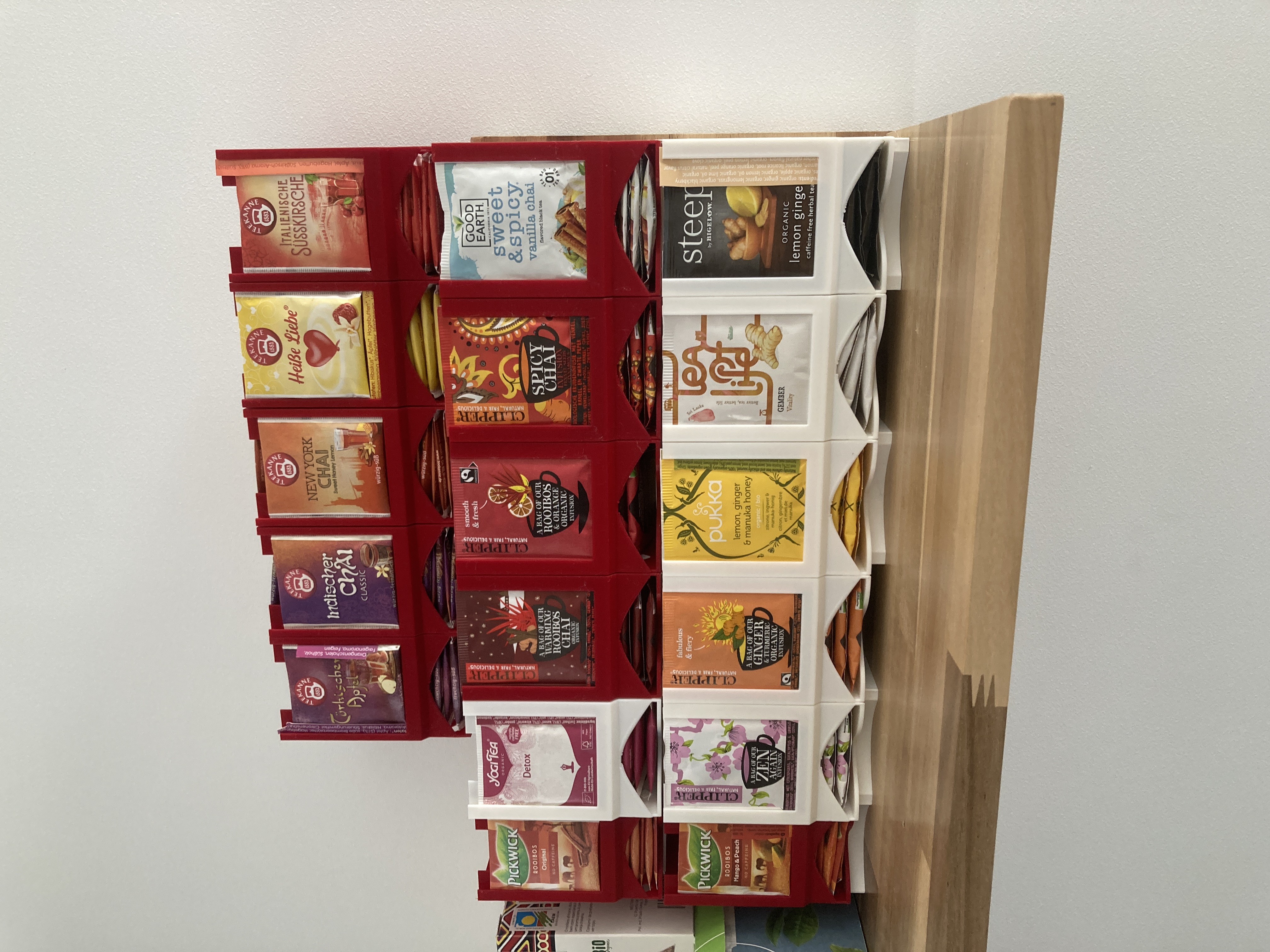 Tea bag dispenser click together system (S,M,L)