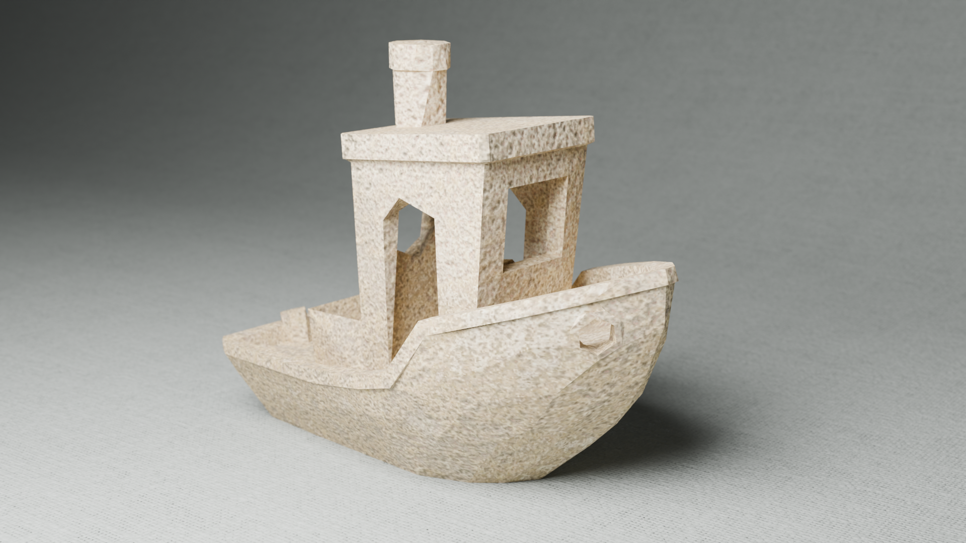 Low poly Benchy