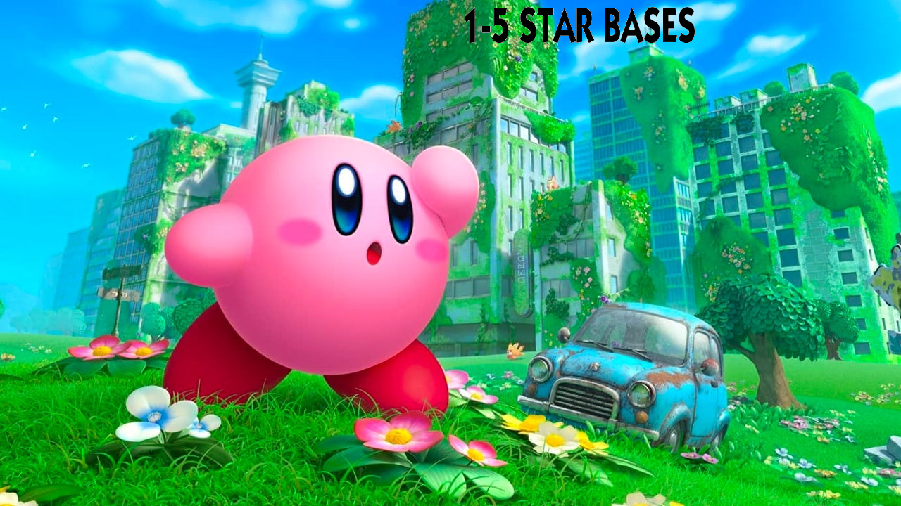 KIRBY AND THE FORGOTTEN LAND FIGURINES BASES