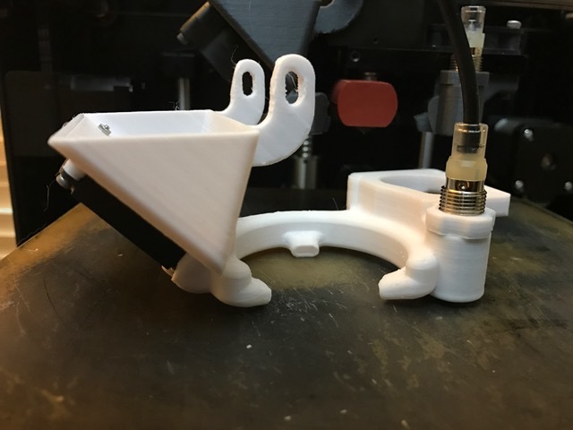 Cooling Fan/Shroud with 4cm Blower and Sensor for Wanhao D6/Ultimate