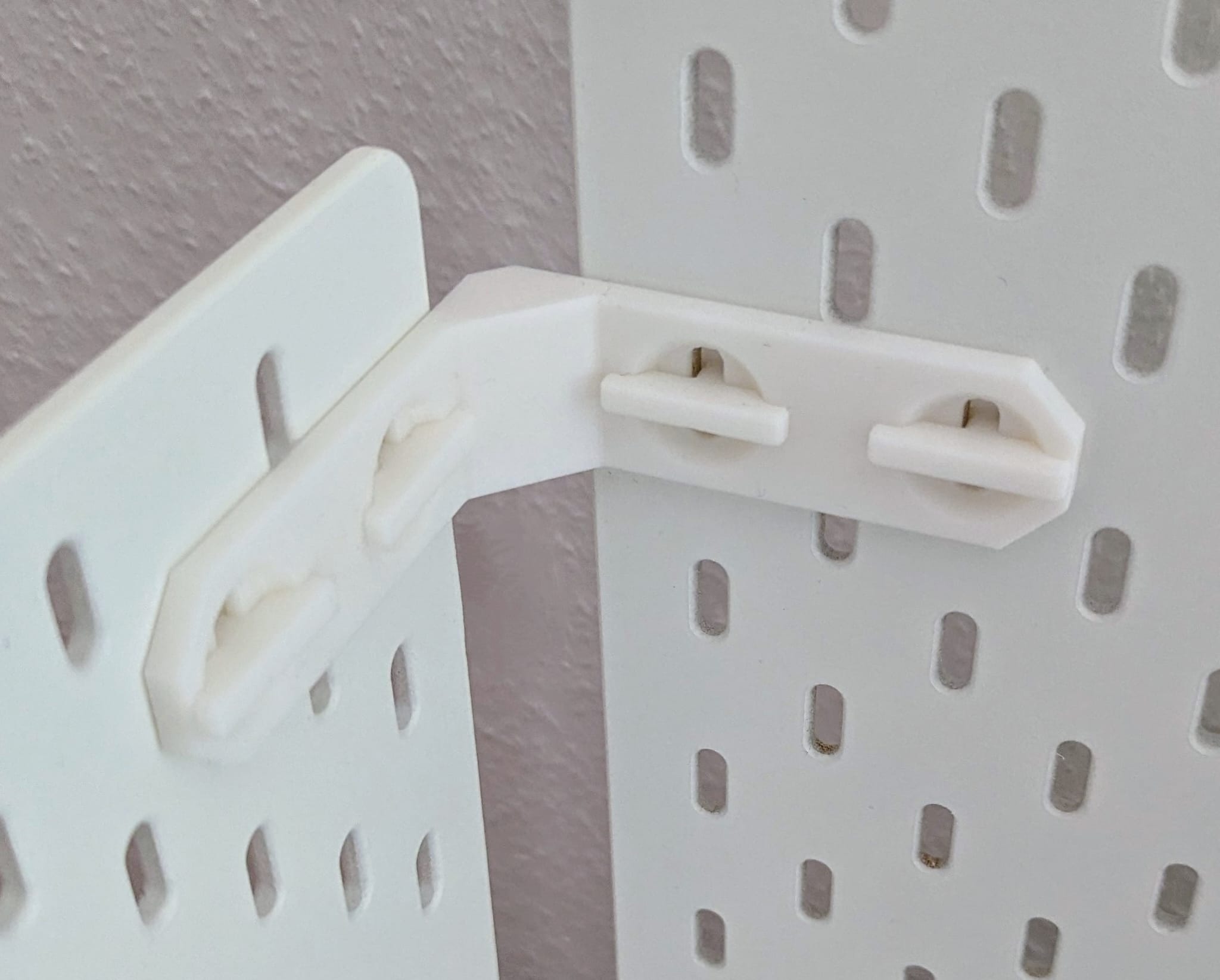 IKEA Skadis Board 90° Connector (T-Clip System)