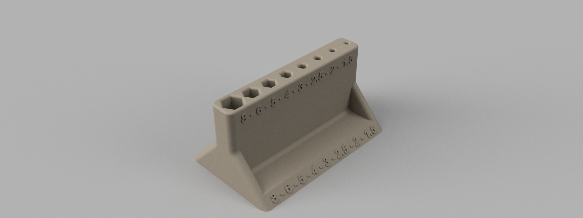 Miniatura 5 do modelo 3D Hex / Allen Key stand