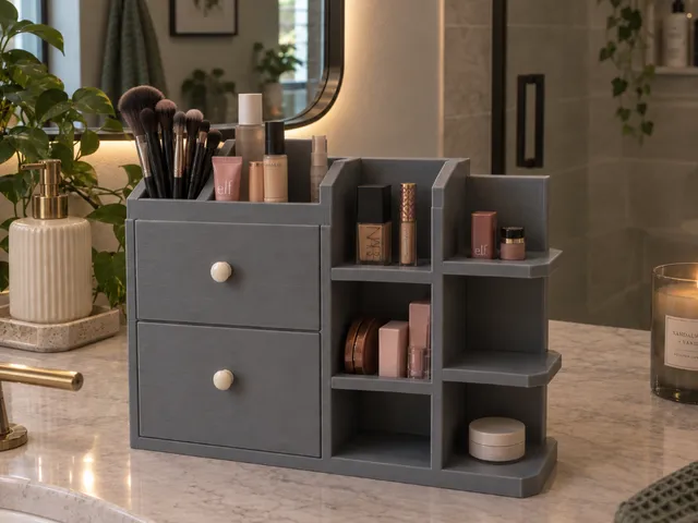 Desktop Makeup Organizer