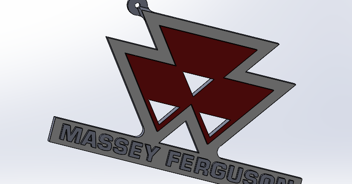 MASSEY FERGUSON KEYCHAIN by Mateusz Gruszkowski | Download free STL ...