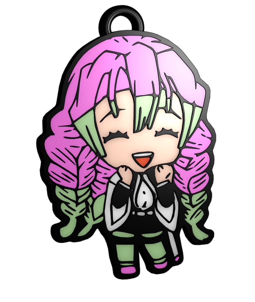 Demon Slayer Miss Kanroji Keychain