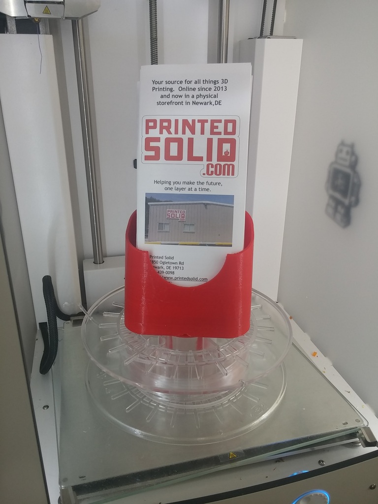 Spool Mount Brochure Holder