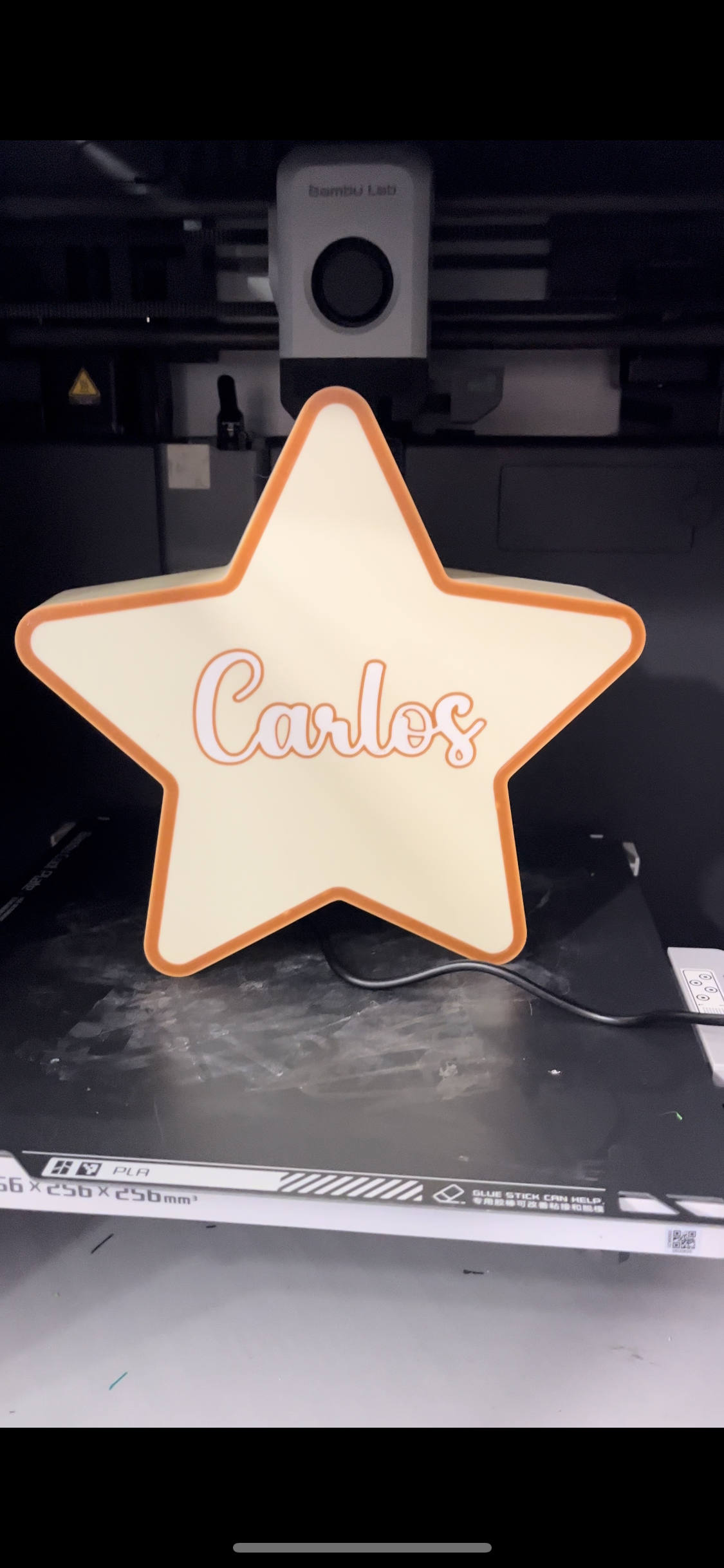 Estrella con luz