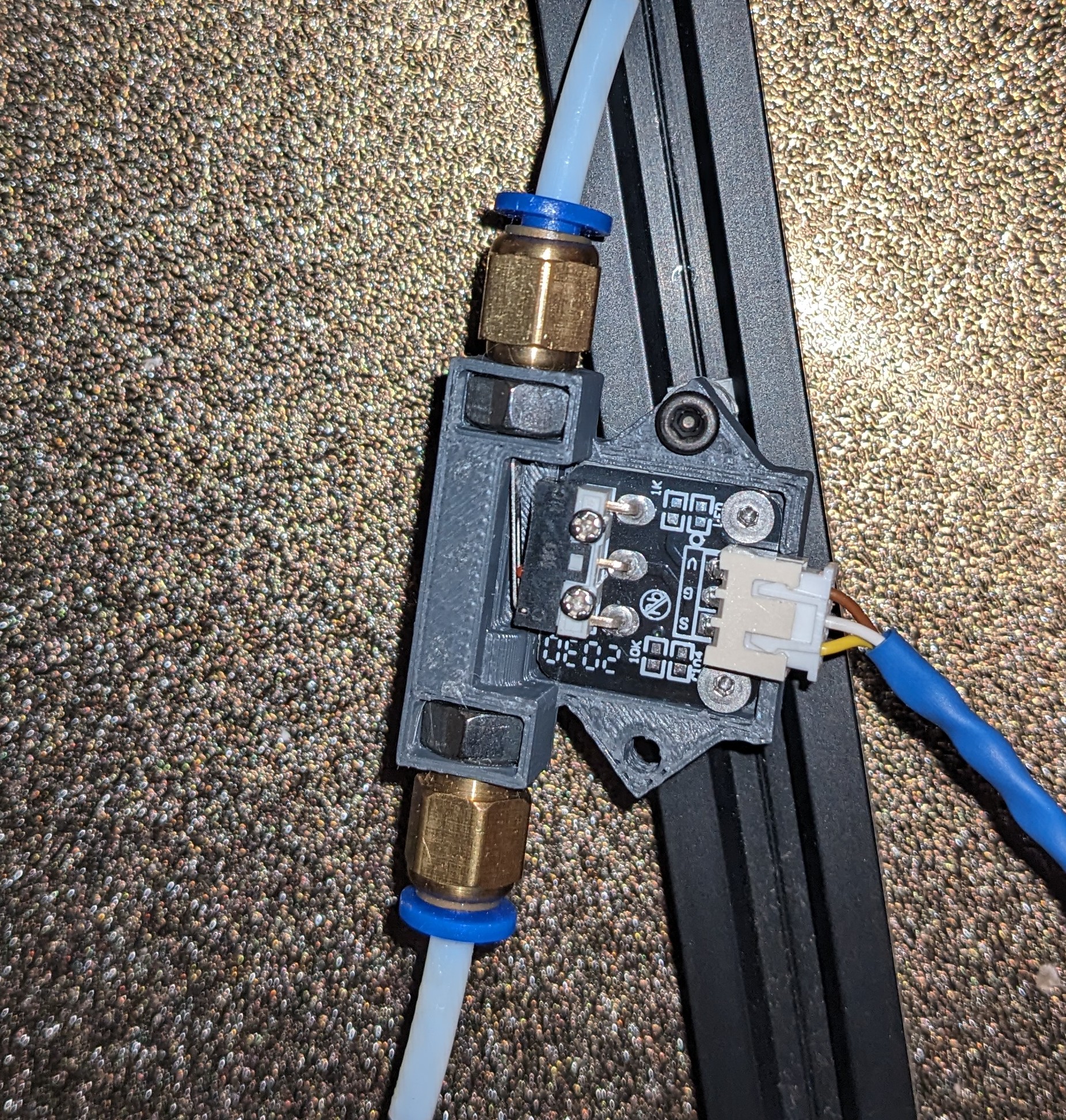 Filament runout sensor case for endstop switch by OcinHonig | Download ...