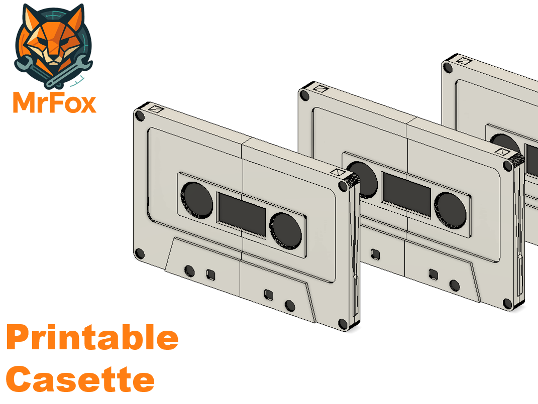 Printable Casette - Real Size