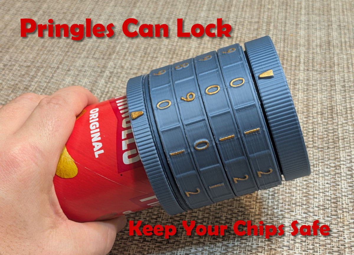 The Pringles Protector: 4-Ring Snack Cryptex