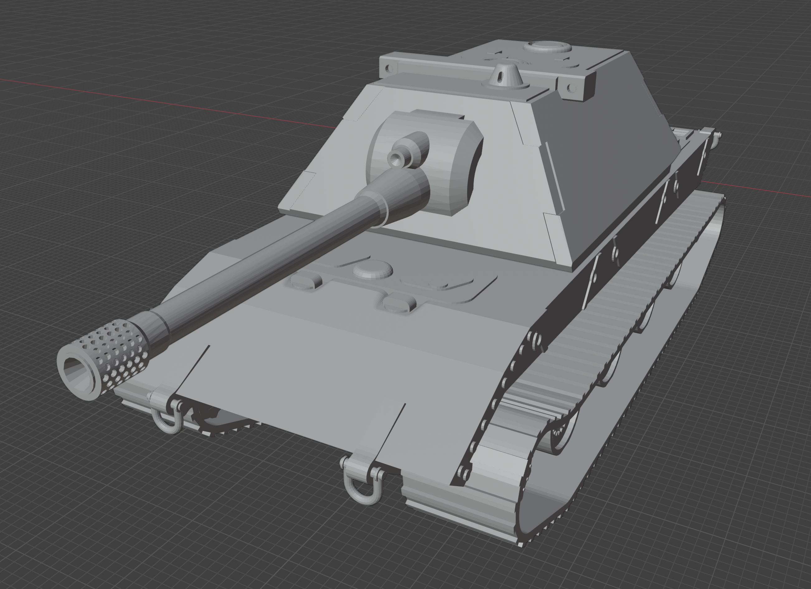 E100 late turret 150 mm gun
