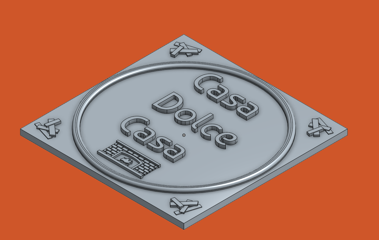 ownMade - Tile Sayings Casa Dolce Casa by Rieva | Download free STL ...