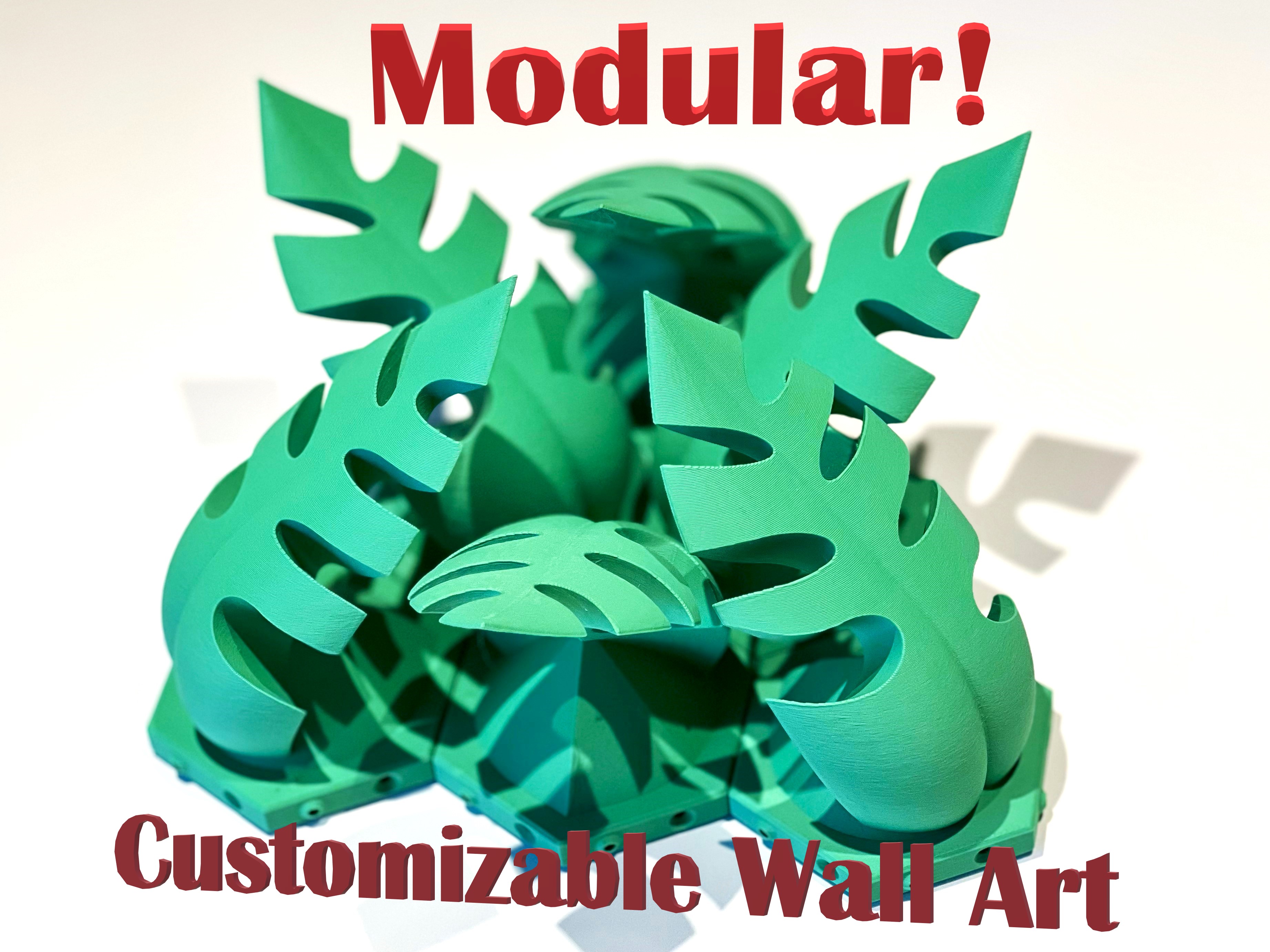 Monstera Leaf Wall Sculpture