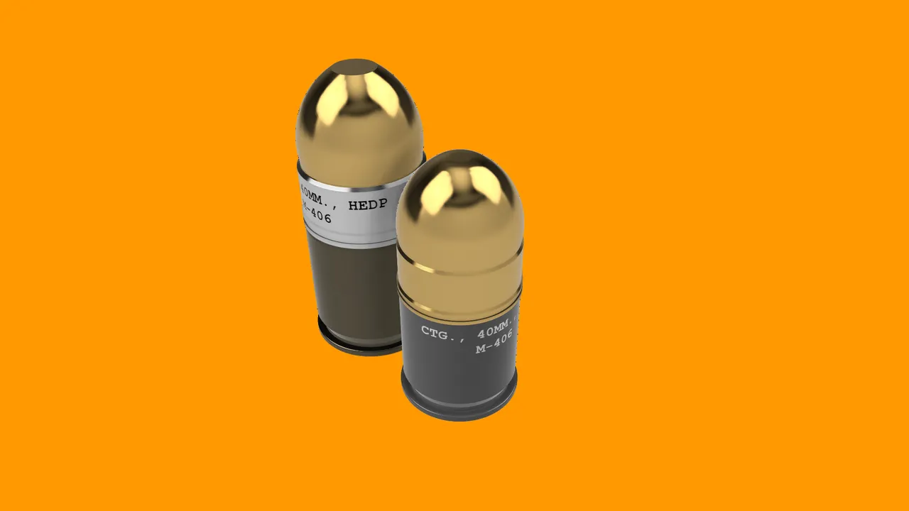 40MM GRENADE - M406 by ginoadriano | Download free STL model