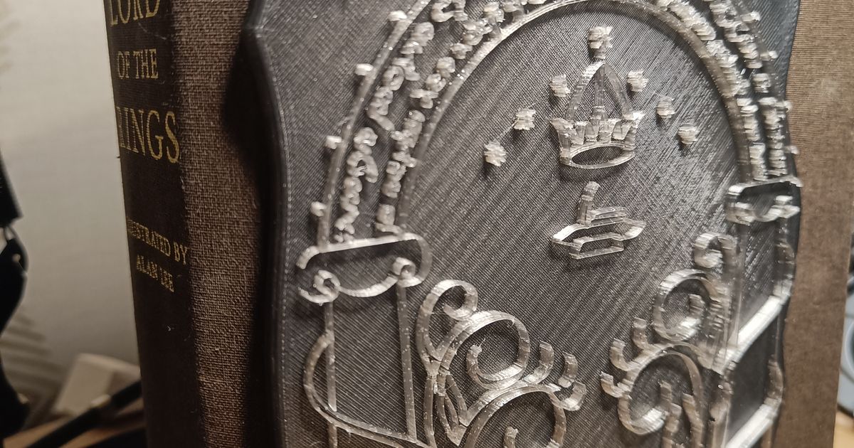 Durin's Door bookend by kollonkuri Download free STL model