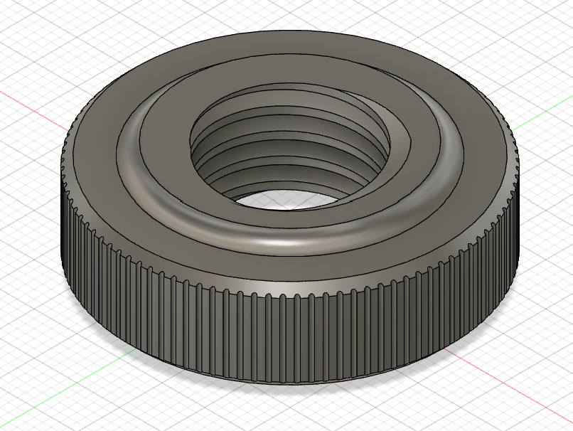 Delta DP600 Drill Press Depth Stop Nut by Paul Download free STL
