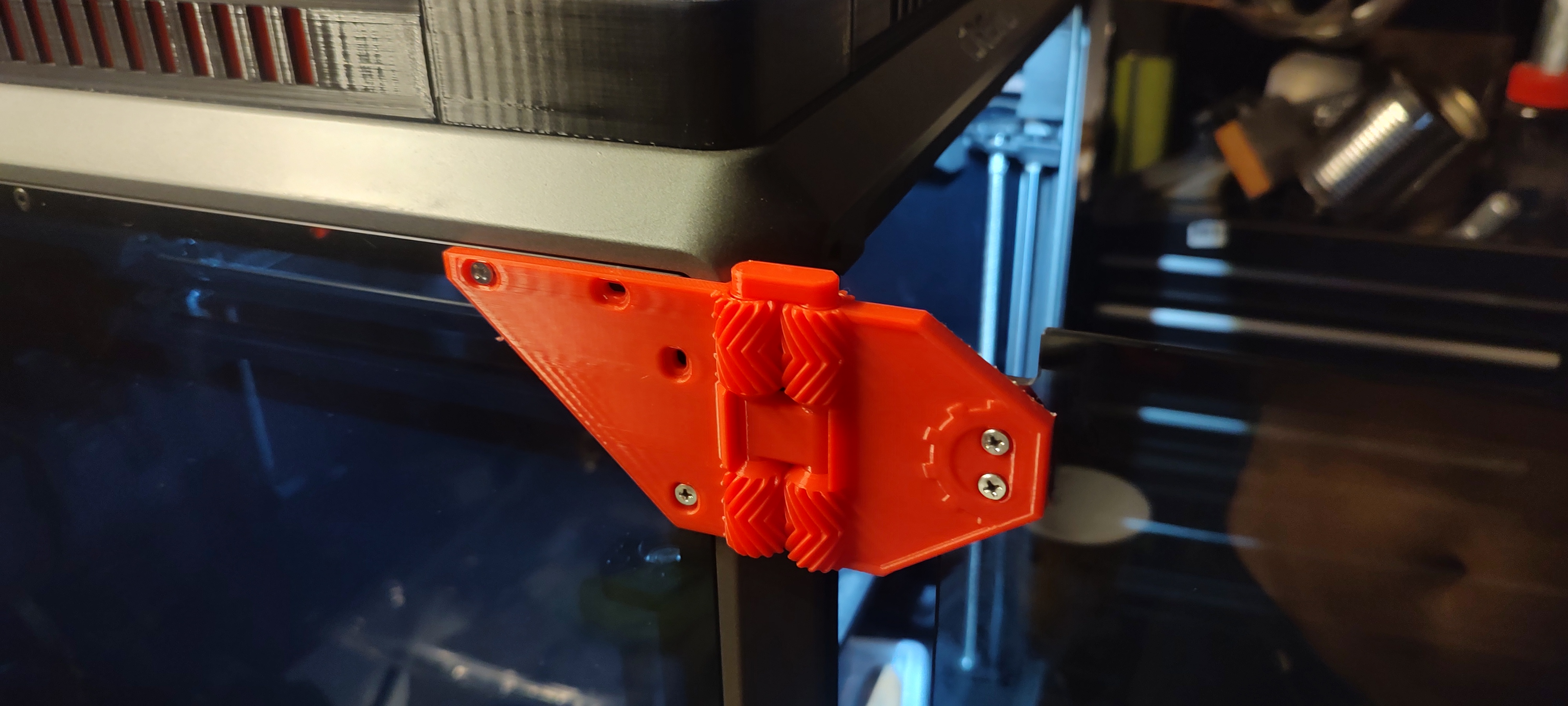 Mordiev's Door Hinges Geared, Nutless threaded back 3D model thumbnail