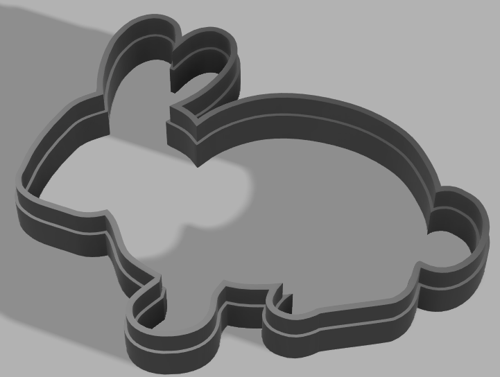 Easter Bunny cookie cutter