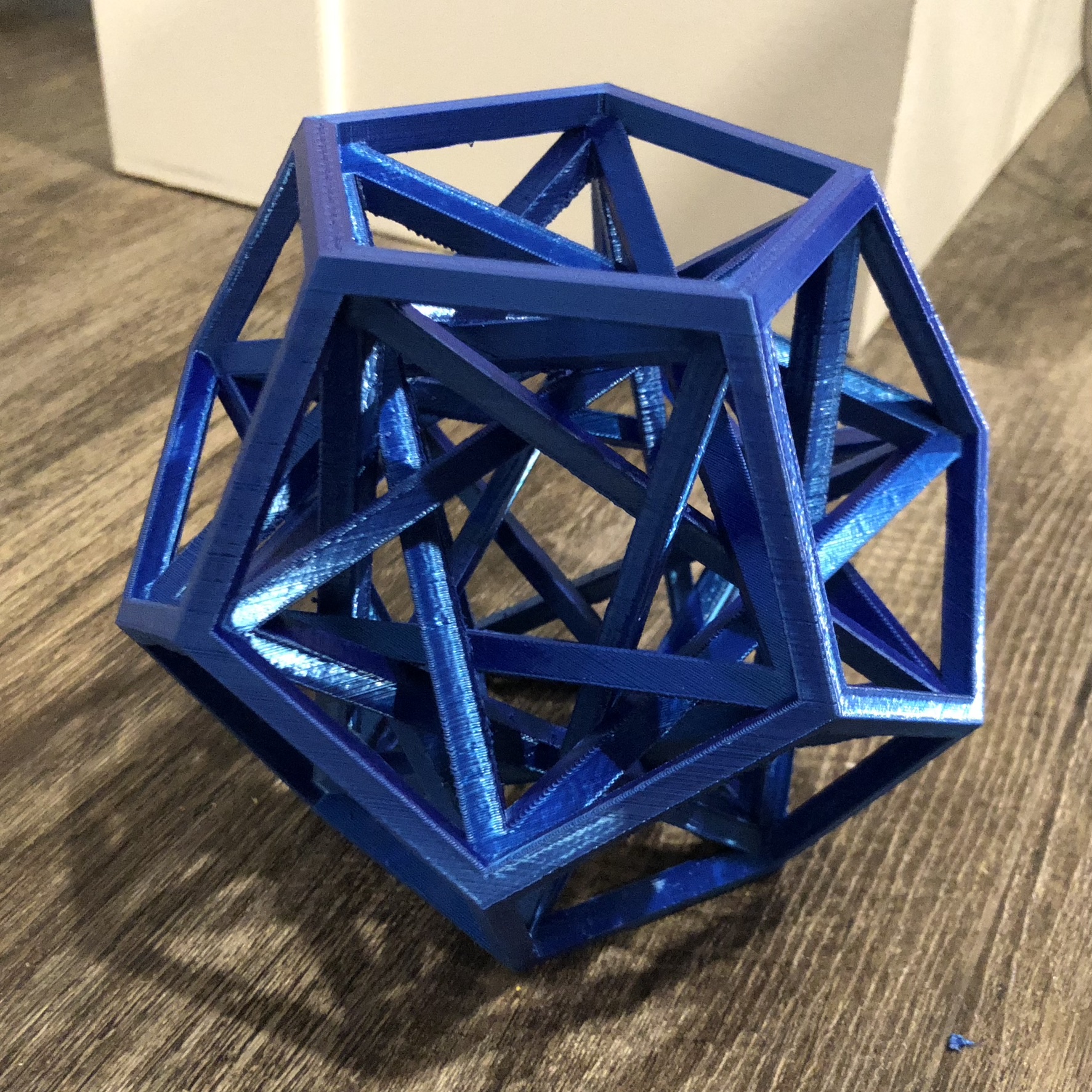 Dodecahedron with Five Intersecting Tetrahedra von hobbes409 ...