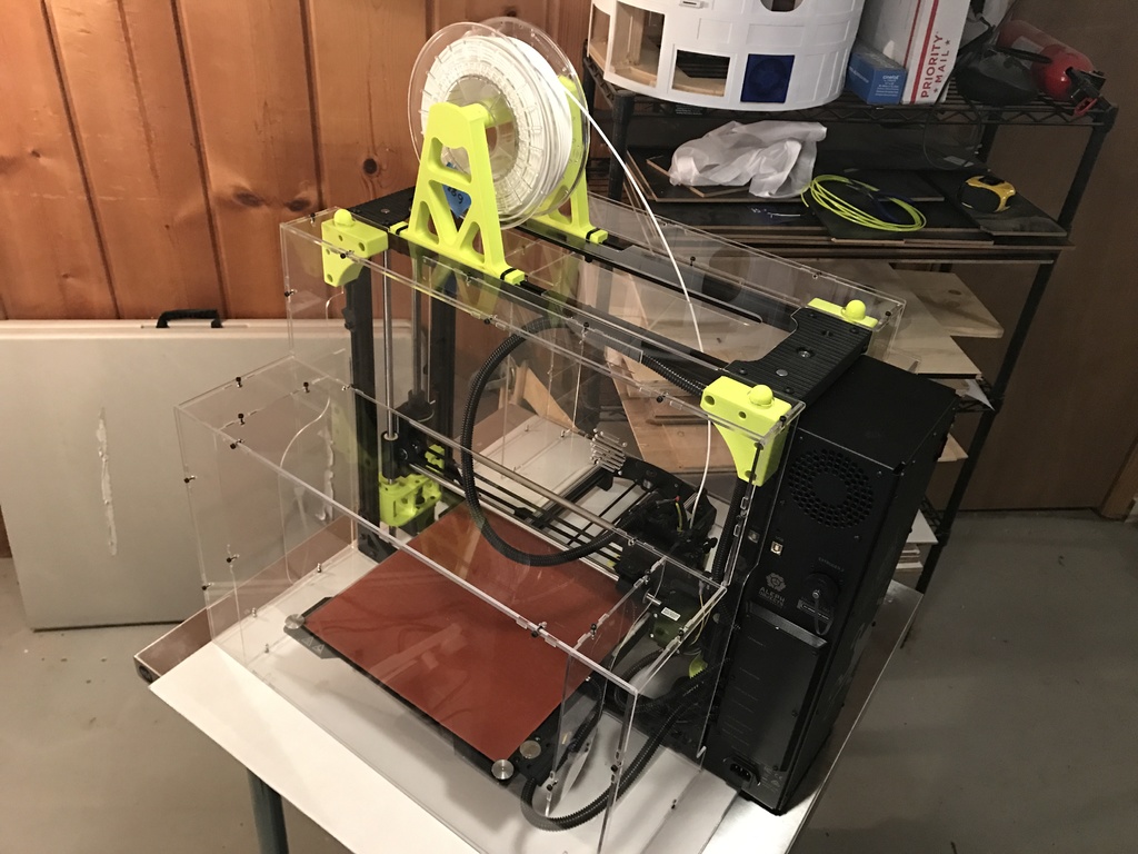 Lulzbot Taz6 Enclosure v3 by drandolph Download free STL model