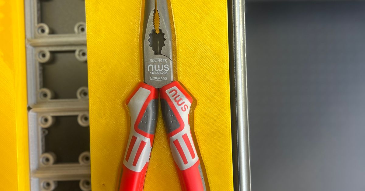 NWS Need Nose Pliers (14069205) Gridfinity by akak Download free