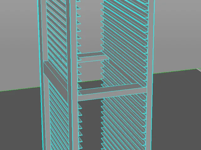 Simple DIY wood rackmount 7 foot high, 44U