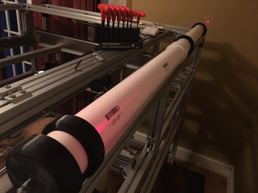 Fake 80mm tube alignment jig