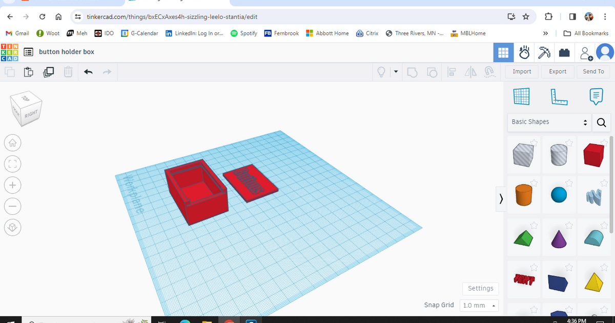 button box by Ripley | Download free STL model | Printables.com