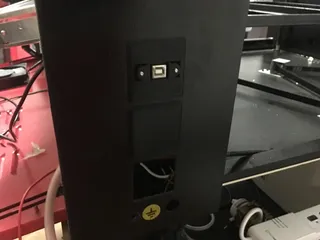 Laser plug caps for USB and power and blank