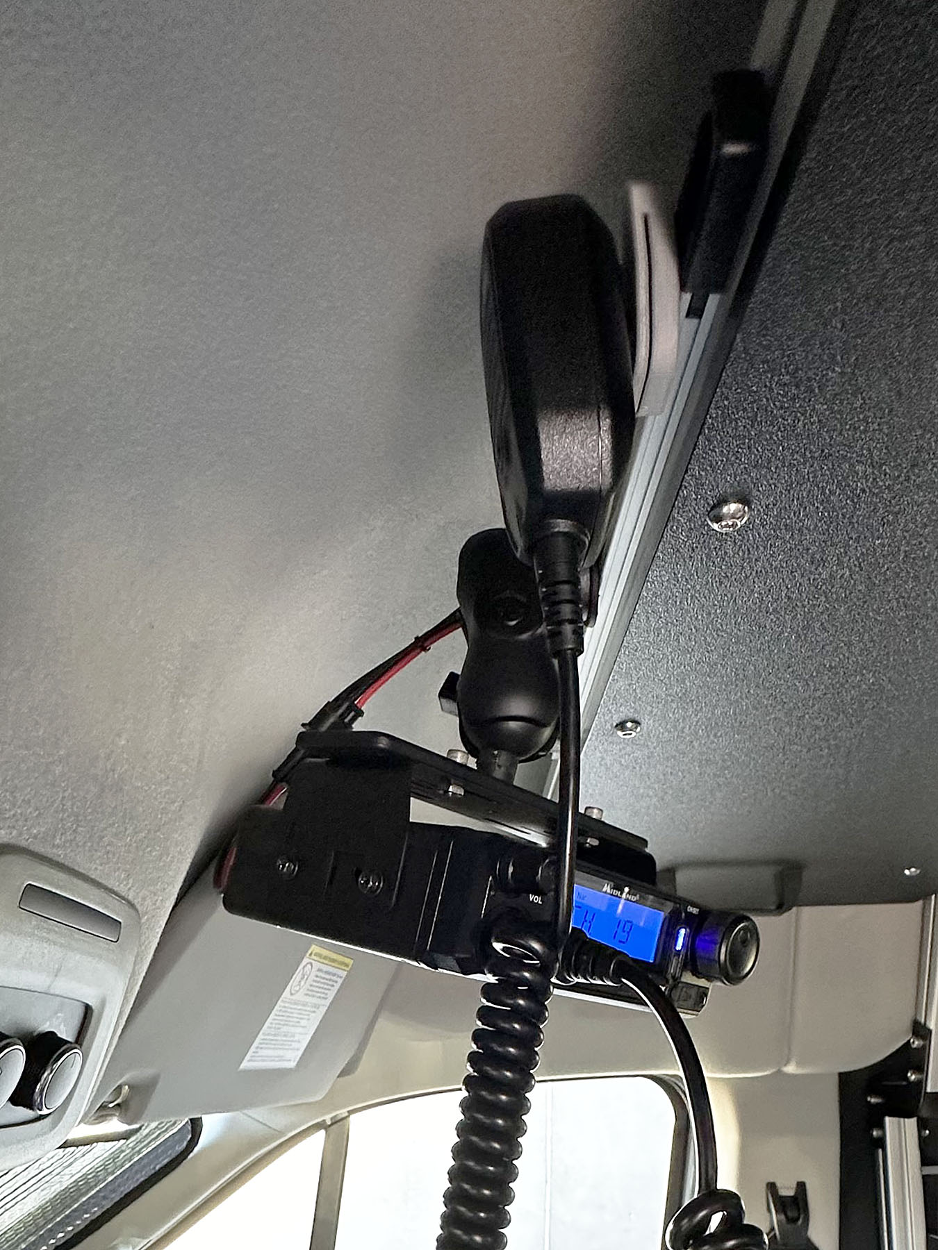 Midland MXT radio mic mount for RAM Tough-track rail by phiba ...