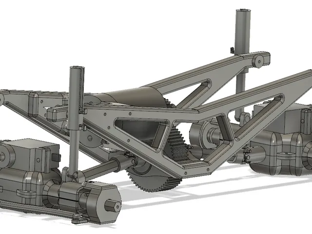 Fully 3D printed rc crawler/monster truck
