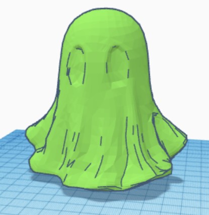 Miniatura 2 do modelo 3D Little cute ghost
