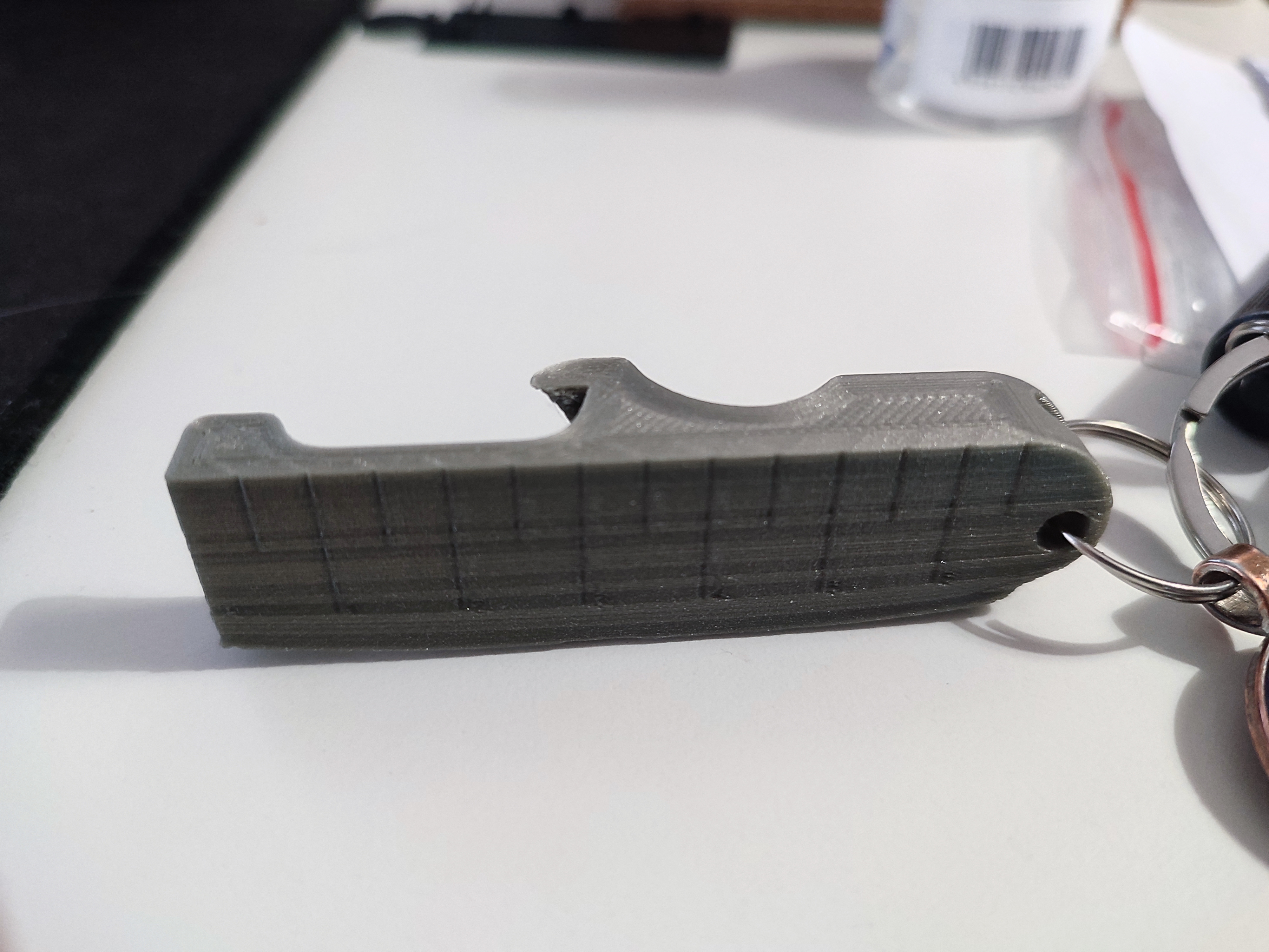 Keychain -  Bottle opener with Ruler (cm)