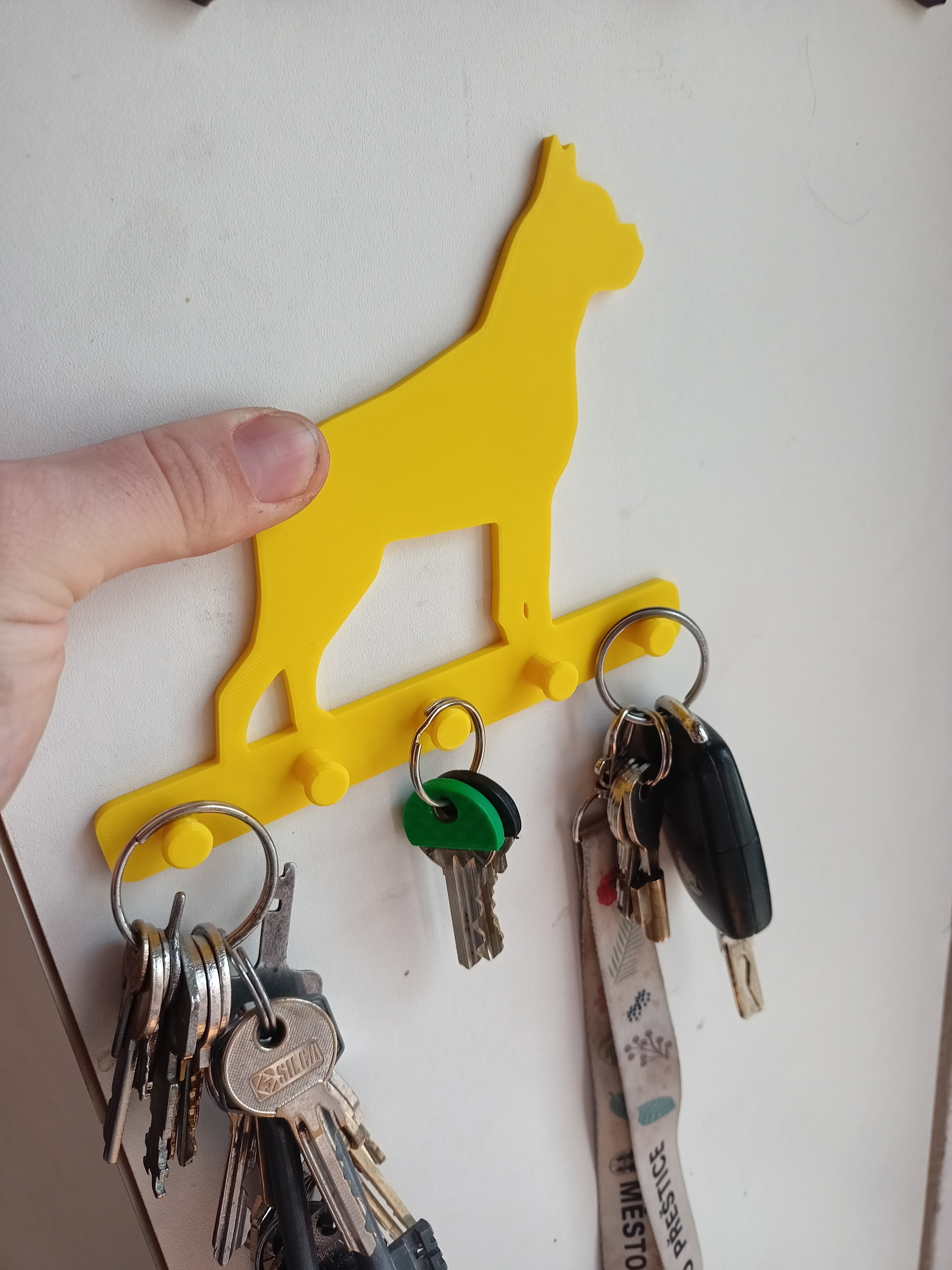 Key hanger dog (Boxer)