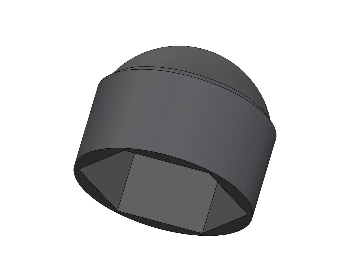 Hexagon nut cap
