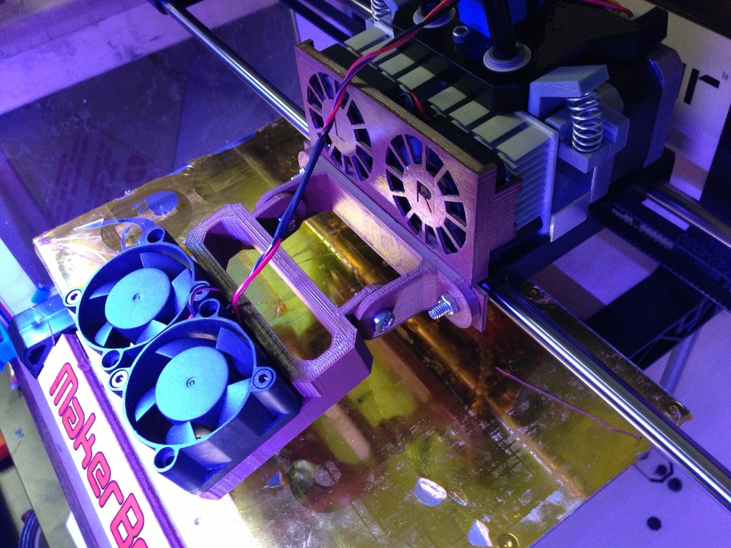 Cooling Fan mount and fan guard.