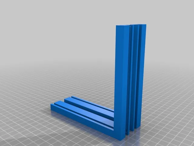 Makerbot Replicator Panel Holder Long Version
