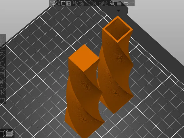 Twisted Square Vase & Adhesion Torture Test