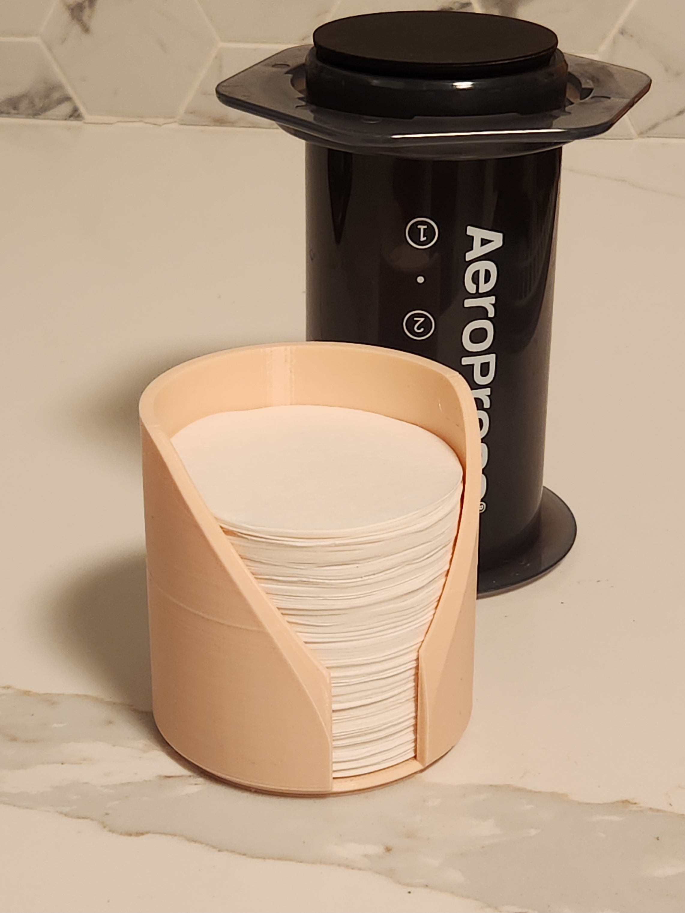 Simple Standard Aeropress Paper Filter Holder