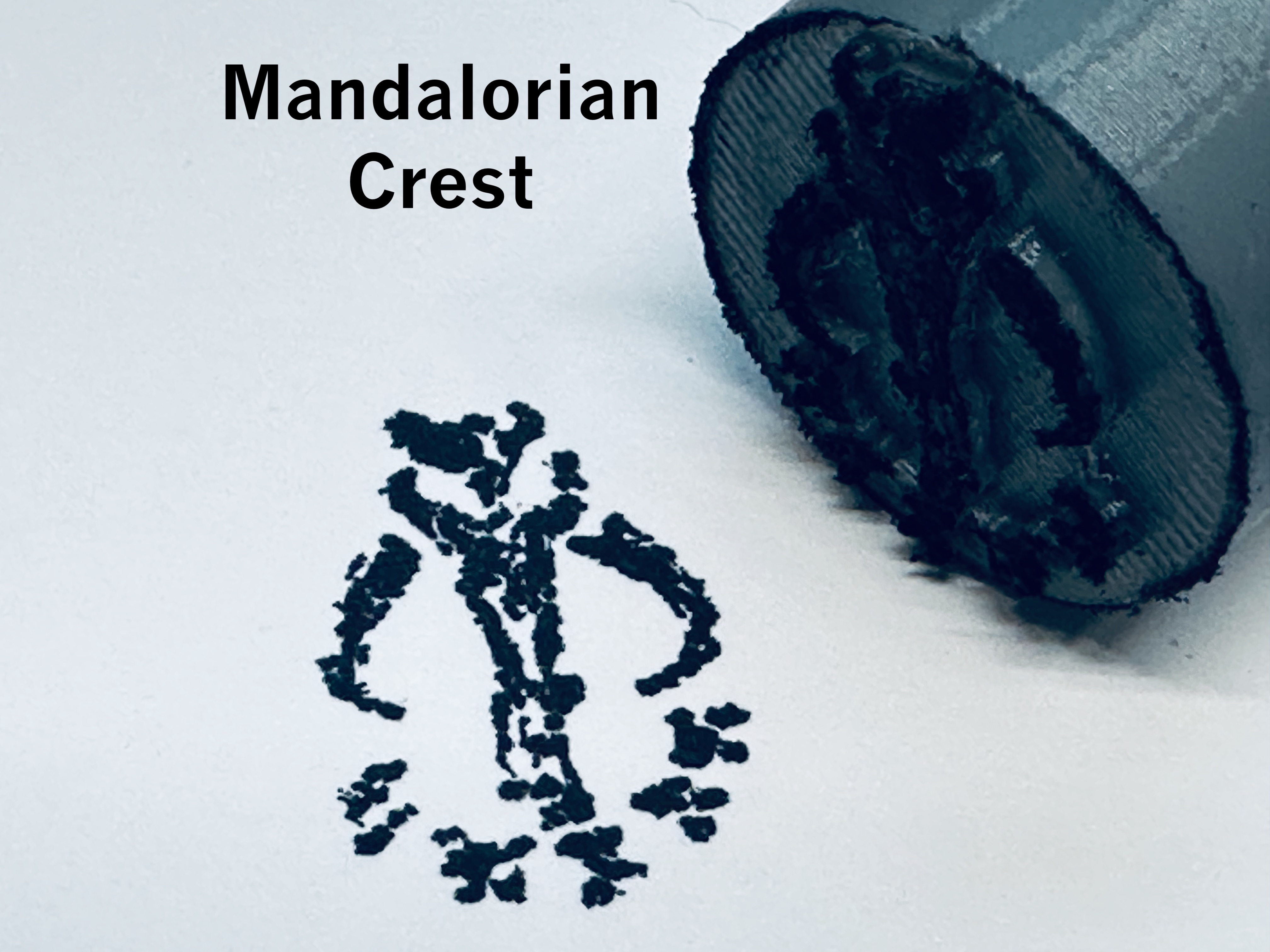 Mandalorian Crest Stamp - "This is the way"
