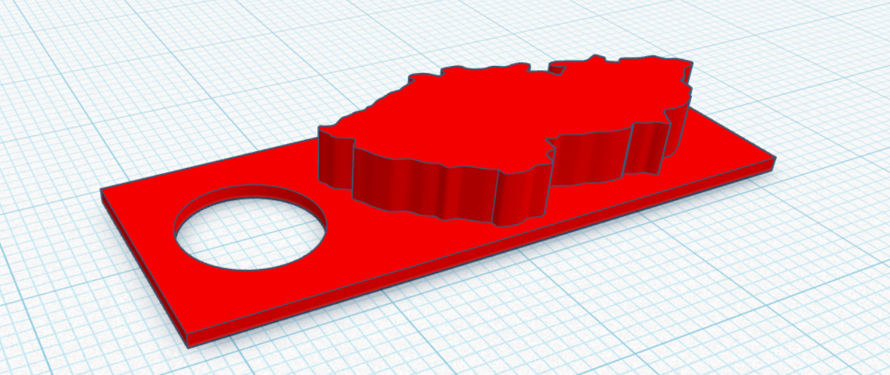 Czech map keychain V2 — miniatura 5