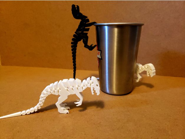 Flexi Raptor 3D model thumbnail
