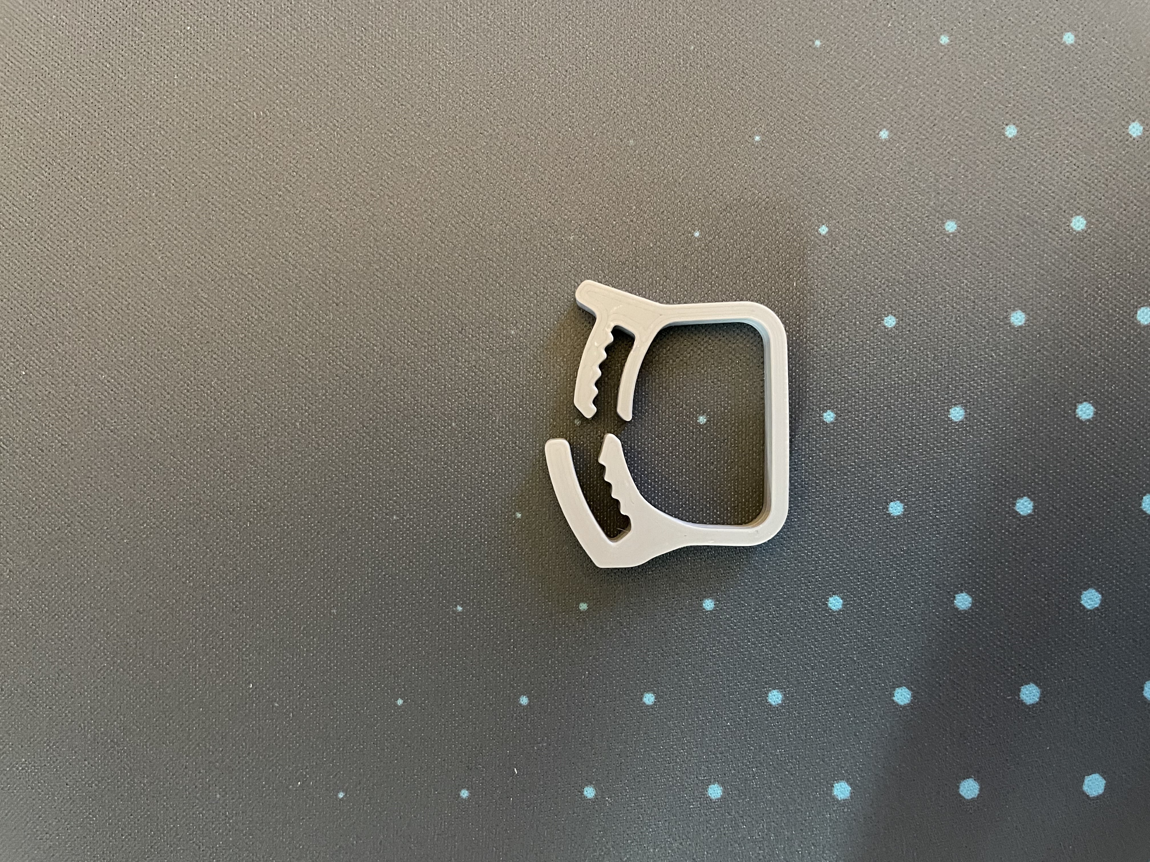 Ratchet clamp cable management by floro download free stl model