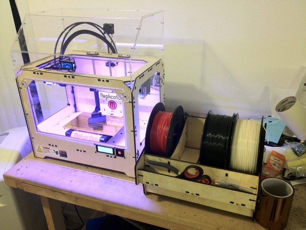 Makerbot Replicator Organizer by drandolph | Download free STL model ...